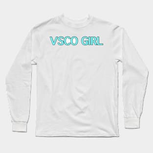 VSCO GIRL (blue) Long Sleeve T-Shirt